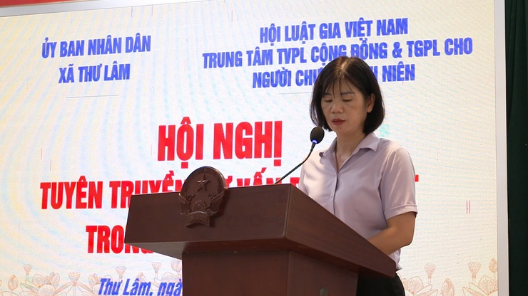 THƯ LÂM TỔ CHỨC HỘI NGHỊ TUYÊN TRUYỀN, TƯ VẤN PHÁP LUẬT TRONG LĨNH VỰC ĐẤT ĐAI- Ảnh 1.