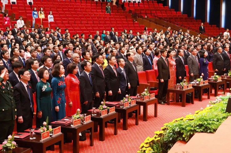 Đảng bộ xã Quốc Oai vinh dự có 3 đại biểu dự Đại hội đại biểu Đảng bộ Thành phố Hà Nội lần thứ XVIII nhiệm kỳ 2025 -2030- Ảnh 1.