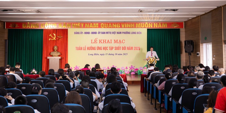 Phường Long Biên phát động Tuần lễ học tập suốt đời năm 2025- Ảnh 2.