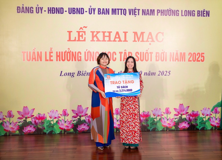 Phường Long Biên phát động Tuần lễ học tập suốt đời năm 2025- Ảnh 6.