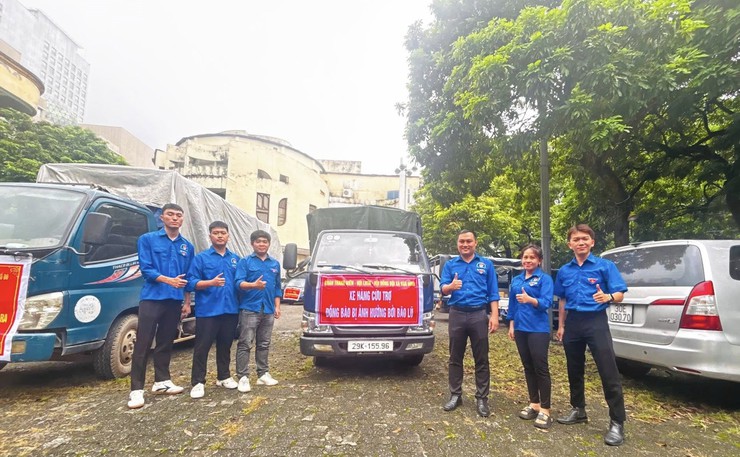 TUỔI TRẺ VÂN ĐÌNH CHUNG TAY HƯỚNG VỀ ĐỒNG BÀO VÙNG BÃO LŨ- Ảnh 2.