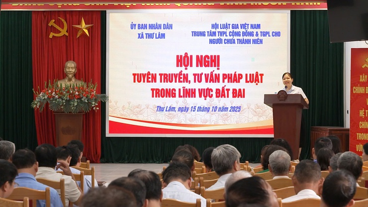 THƯ LÂM TỔ CHỨC HỘI NGHỊ TUYÊN TRUYỀN, TƯ VẤN PHÁP LUẬT TRONG LĨNH VỰC ĐẤT ĐAI- Ảnh 6.