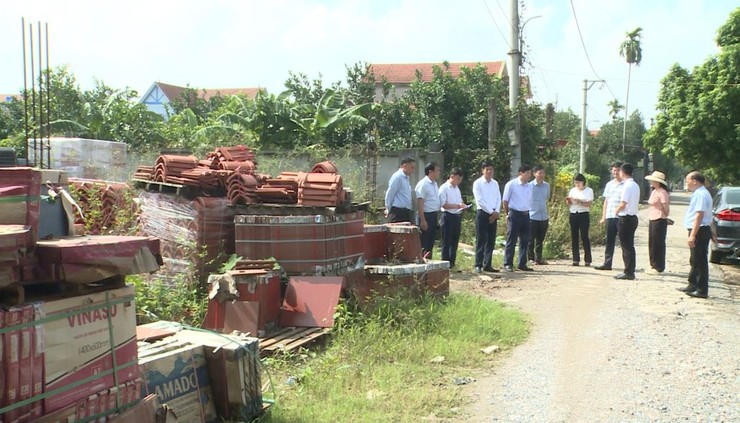 Thường trực HĐND xã Phúc Lộc giám sát thực tế việc thực hiện các dự án trên địa bàn xã- Ảnh 1.
