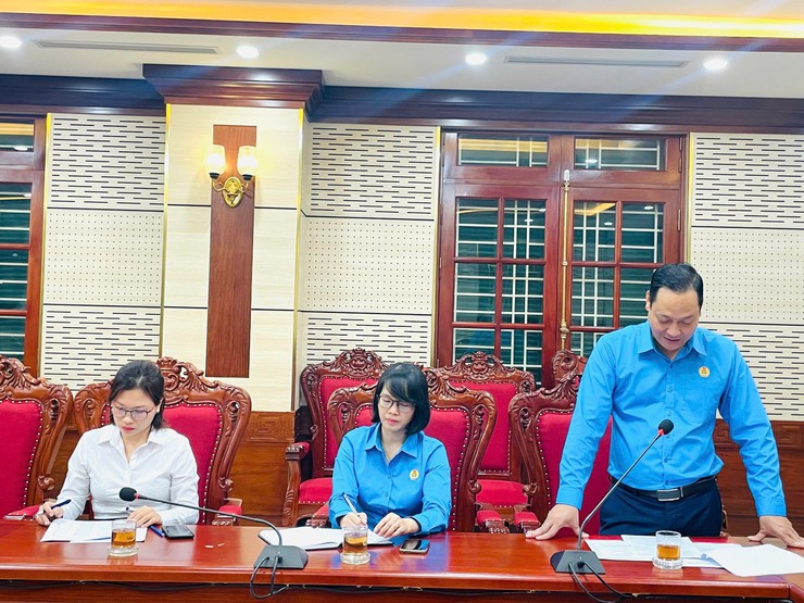Công đoàn xã Phúc Thọ tổ chức Hội nghị triển khai công tác chuẩn bị Đại hội Công đoàn xã lần thứ I, nhiệm kỳ 2025 – 2030- Ảnh 1.