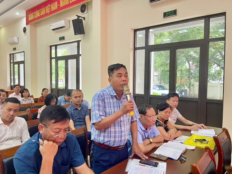 UBND xã Thiên Lộc tổ chức hội nghị giao ban công tác chính quyền Quý III năm 2025.- Ảnh 10.
