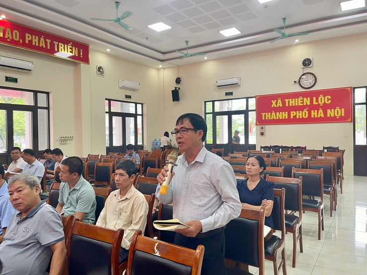 UBND xã Thiên Lộc tổ chức hội nghị giao ban công tác chính quyền Quý III năm 2025.- Ảnh 14.