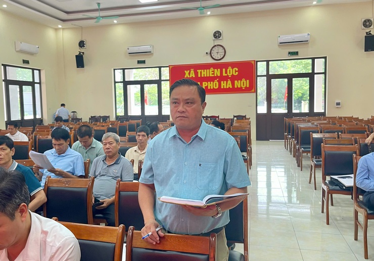 UBND xã Thiên Lộc tổ chức hội nghị giao ban công tác chính quyền Quý III năm 2025.- Ảnh 12.