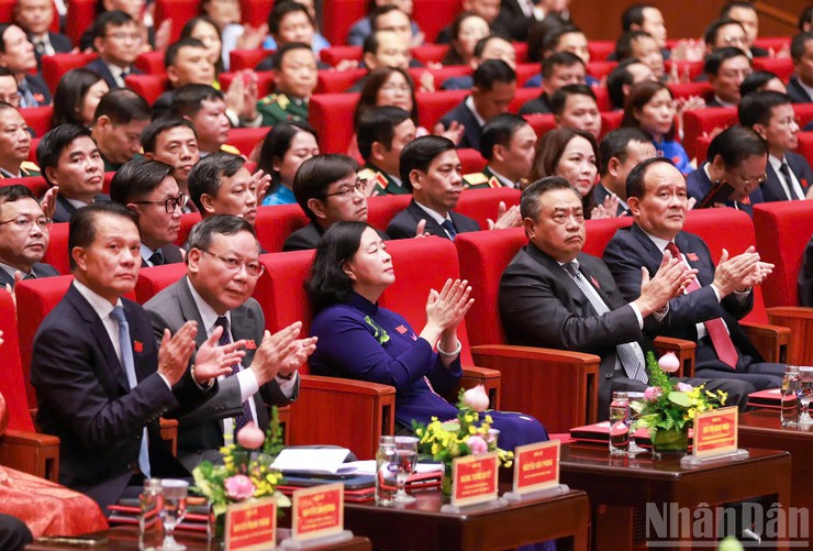 Đại hội đại biểu Đảng bộ thành phố Hà Nội lần thứ XVIII tiến hành phiên trù bị- Ảnh 1.