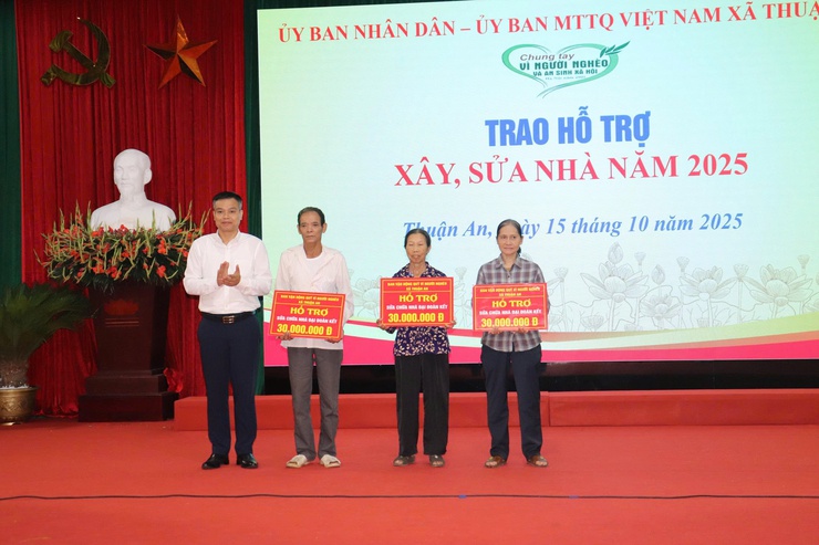 Xã Thuận An phát động Tháng cao điểm "Vì người nghèo" và an sinh xã hội năm 2025- Ảnh 8.
