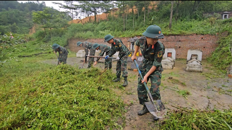 Trường sĩ quan Lục Quân I, Thực hiện nhiệm vụ Hành quân dã ngoại làm công tác dân vận trên địa bàn xã Yên Xuân- Ảnh 5.