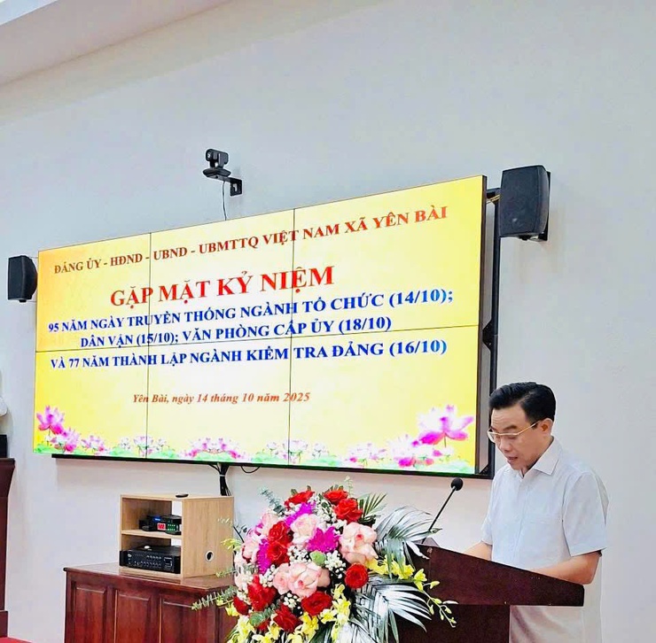 Xã Yên Bài  tổ chức buổi gặp mặt kỷ niệm ngày truyền thống các ban Đảng- Ảnh 1.