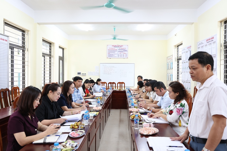 Ban Văn hóa – Xã hội Hội đồng nhân dân xã Phú Nghĩa tổ chức giám sát tại Trường Trung học cơ sở Đông Phương Yên- Ảnh 3.