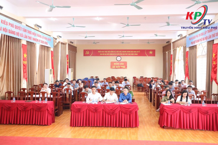 UBND xã Kiều Phú tổ chức Hội nghị triển khai Chiến dịch làm giàu, làm sạch cơ sở dữ liệu quốc gia về đất đai- Ảnh 1.