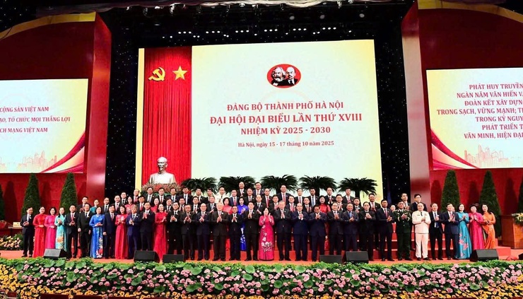 ĐOÀN ĐẠI BIỂU ĐẢNG BỘ PHƯỜNG CỬA NAM DỰ ĐẠI HỘI ĐẠI BIỂU ĐẢNG BỘ THÀNH PHỐ HÀ NỘI LẦN THỨ XVIII, NHIỆM KỲ 2025 - 2030- Ảnh 4.