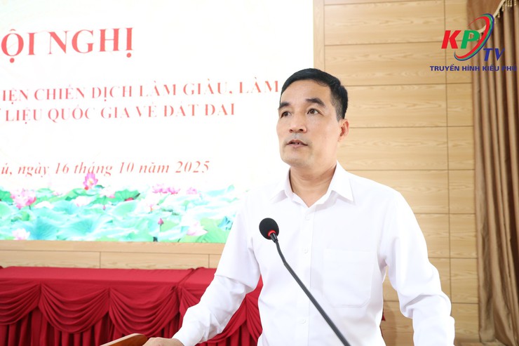 UBND xã Kiều Phú tổ chức Hội nghị triển khai Chiến dịch làm giàu, làm sạch cơ sở dữ liệu quốc gia về đất đai- Ảnh 2.