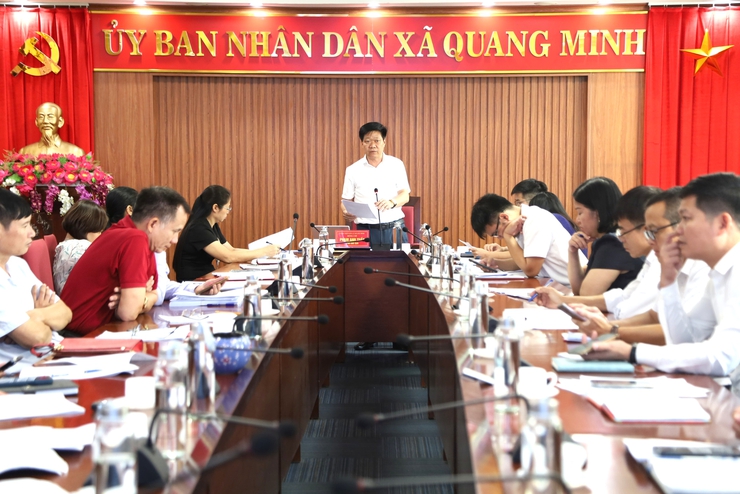 Xã Quang Minh triển khai kế hoạch tổ chức Đại hội Thể dục Thể thao lần thứ I, năm 2025- Ảnh 1.