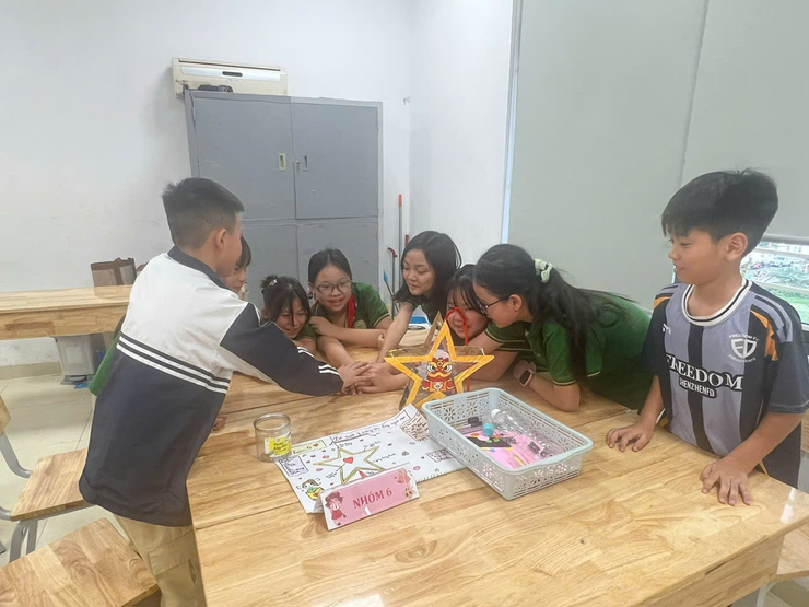 TRƯỜNG TIỂU HỌC ĐỊNH CÔNG ĐÁNH THỨC TIỀM NĂNG STEM TRONG TỪNG BÀI HỌC- Ảnh 2.