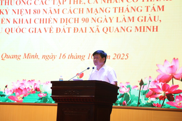 Xã Quang Minh sơ kết 01 năm triển khai lực lượng bảo vệ an ninh, trật tự ở cơ sở- Ảnh 13.