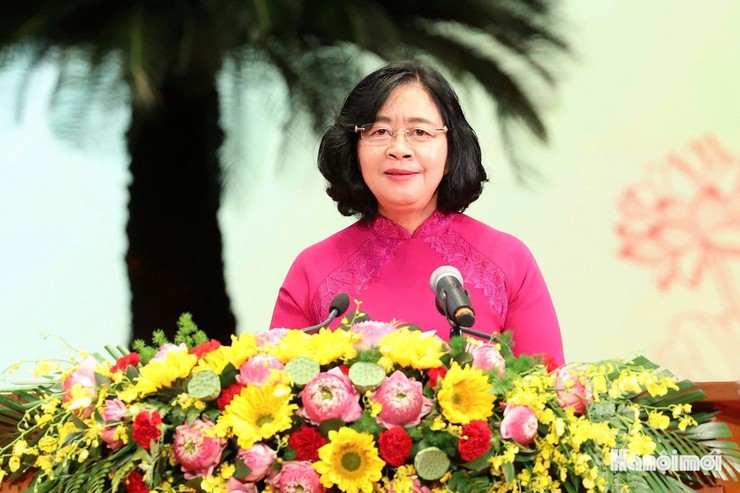 Khai mạc trọng thể Đại hội đại biểu Đảng bộ thành phố Hà Nội lần thứ XVIII, nhiệm kỳ 2025-2030- Ảnh 2.