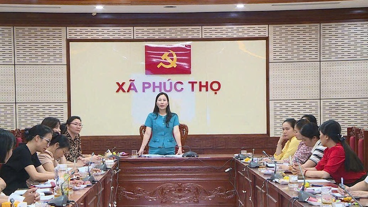 Hội LHPN xã Phúc Thọ thông qua Quy chế làm việc và Chương trình hoạt động toàn khóa, nhiệm kỳ 2025–2030- Ảnh 1.