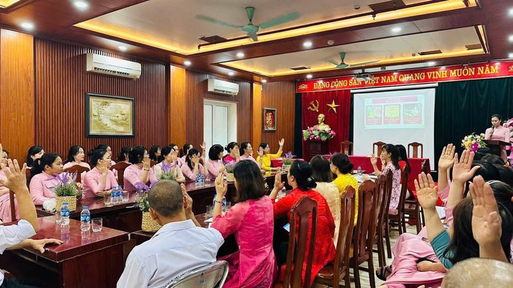 HỘI NGHỊ VIÊN CHỨC, NGƯỜI LAO ĐỘNG TRƯỜNG MẦM NON THANH TRÌ NĂM HỌC 2025 - 2026- Ảnh 1.