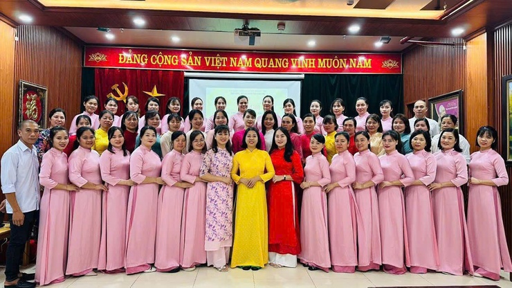 HỘI NGHỊ VIÊN CHỨC, NGƯỜI LAO ĐỘNG TRƯỜNG MẦM NON THANH TRÌ NĂM HỌC 2025 - 2026- Ảnh 2.