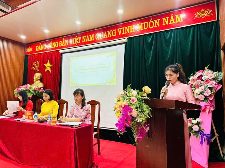HỘI NGHỊ VIÊN CHỨC, NGƯỜI LAO ĐỘNG TRƯỜNG MẦM NON THANH TRÌ NĂM HỌC 2025 - 2026- Ảnh 3.