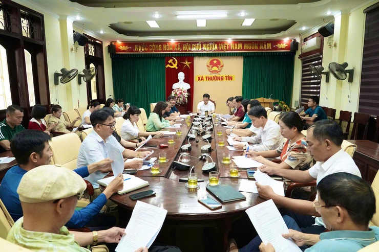 Họp ban chỉ đạo ban tổ chức Đại hội TDTT xã lần I- Ảnh 1.