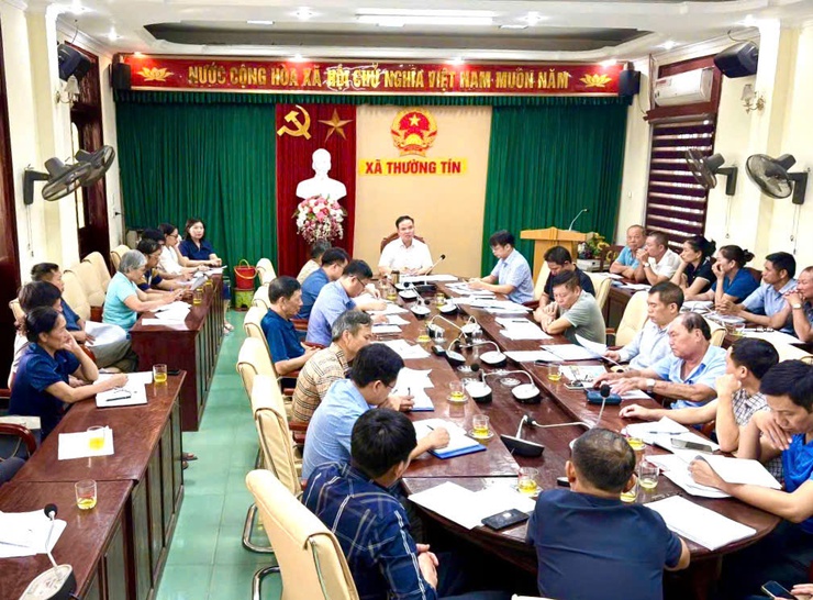 Xã Thường Tín kiên quyết xử lý nghiêm các vi phạm về đất đai, trật tự xây dựng- Ảnh 2.