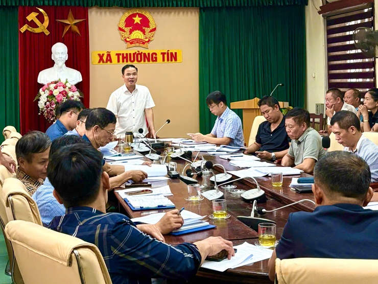 Xã Thường Tín kiên quyết xử lý nghiêm các vi phạm về đất đai, trật tự xây dựng- Ảnh 1.