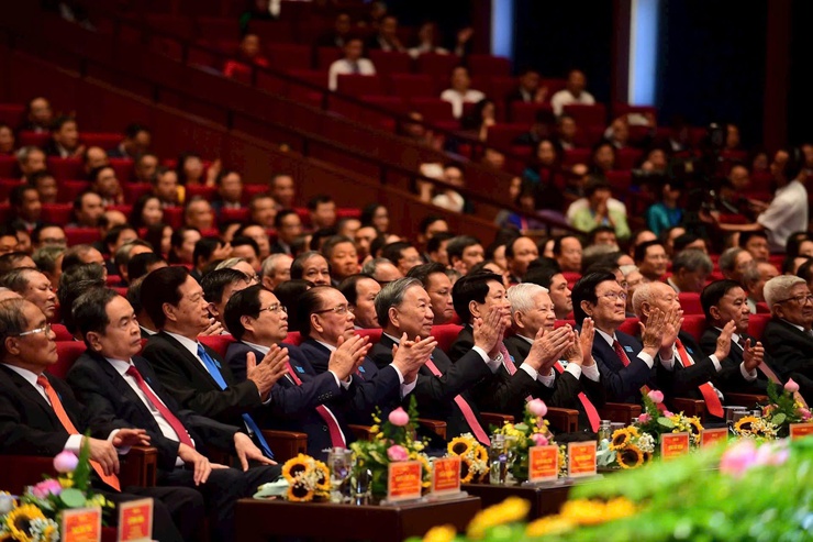 KHAI MẠC ĐẠI HỘI ĐẠI BIỂU ĐẢNG BỘ THÀNH PHỐ HÀ NỘI LẦN THỨ XVIII, NHIỆM KỲ 2025 - 2030- Ảnh 2.