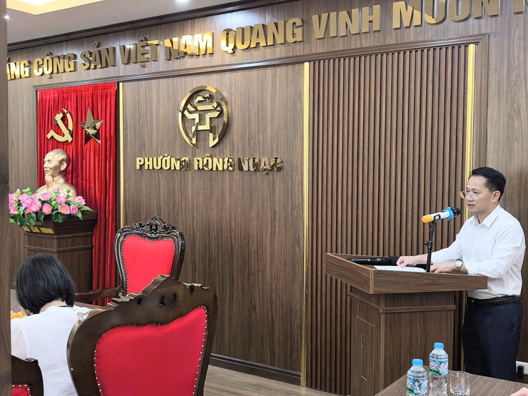 Đảng ủy phường Đông Ngạc tổ chức hội nghị gặp mặt kỷ niệm 95 năm Ngày truyền thống ngành Tổ chức xây dựng Đảng, Dân vận của Đảng, ngày truyền thống Văn phòng cấp ủy và 77 năm Ngày thành lập ngành Kiểm tra Đảng- Ảnh 3.