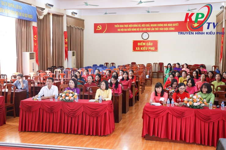 Ban vì sự tiến bộ Phụ nữ xã Kiều Phú tổ chức gặp mặt nữ lãnh đạo, cán bộ chủ chốt nhân kỷ 95 năm ngày thành lập hội liên hiệp phụ nữ Việt Nam- Ảnh 2.