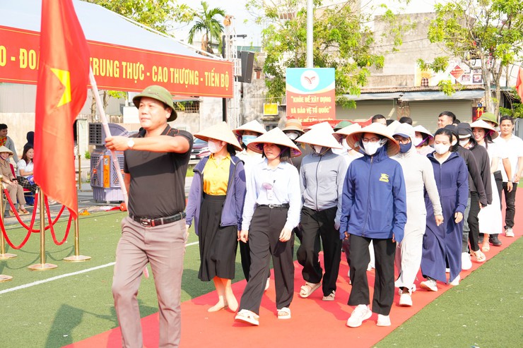 Xã Quốc Oai tổng duyệt sẵn sàng cho Đại hội Thể dục Thể thao lần thứ Nhất năm 2025- Ảnh 12.