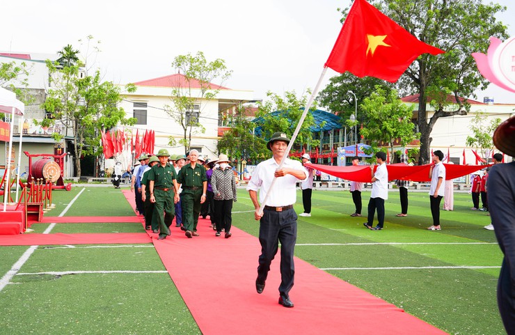 Xã Quốc Oai tổng duyệt sẵn sàng cho Đại hội Thể dục Thể thao lần thứ Nhất năm 2025- Ảnh 17.