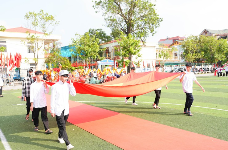 Xã Quốc Oai tổng duyệt sẵn sàng cho Đại hội Thể dục Thể thao lần thứ Nhất năm 2025- Ảnh 5.
