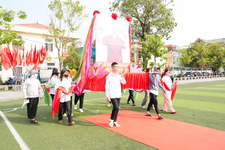 Xã Quốc Oai tổng duyệt sẵn sàng cho Đại hội Thể dục Thể thao lần thứ Nhất năm 2025- Ảnh 6.