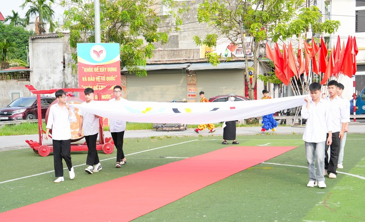 Xã Quốc Oai tổng duyệt sẵn sàng cho Đại hội Thể dục Thể thao lần thứ Nhất năm 2025- Ảnh 7.