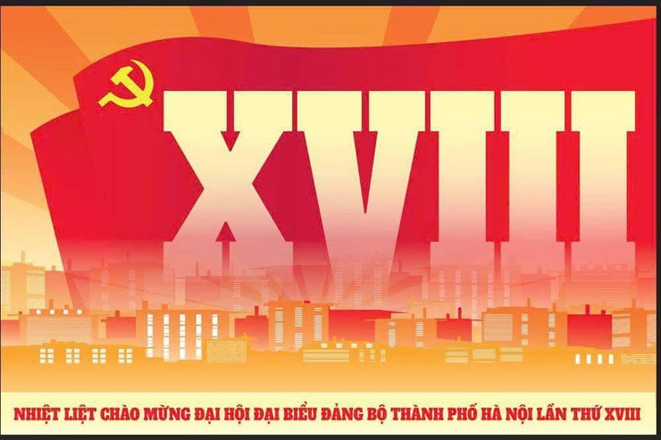 Nhiệt liệt chào mừng Đại hội đại biểu Đảng bộ thành phố Hà Nội lần thứ XVIII, nhiệm kỳ 2025 – 2030 - Ảnh 2.
