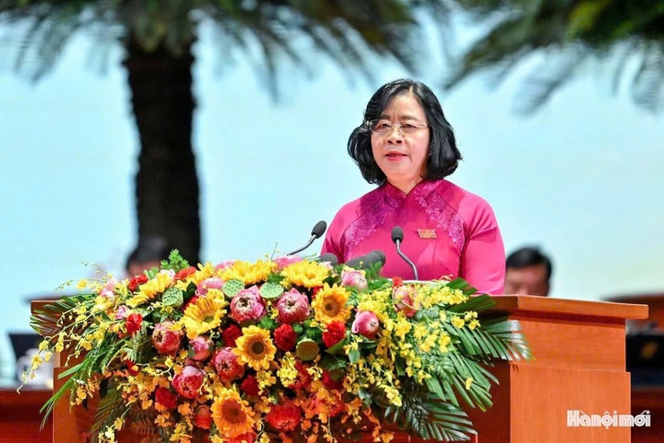 KHAI MẠC ĐẠI HỘI ĐẠI BIỂU ĐẢNG BỘ THÀNH PHỐ HÀ NỘI LẦN THỨ XVIII, NHIỆM KỲ 2025 - 2030- Ảnh 7.