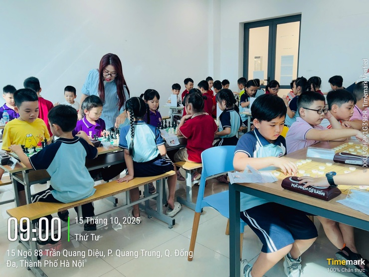 Giải cờ vua, cờ tướng, bóng bàn học sinh năm học 2025 - 2026 chào mừng Đại hội Đại biểu Thành phố Hà Nội lần thứ XVIII- Ảnh 15.