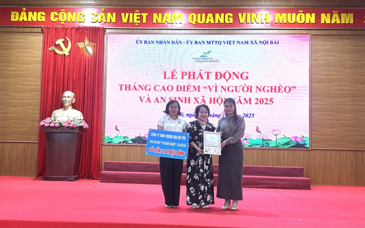 Xã Nội Bài phát động tháng cao điểm “Vì người nghèo” và an sinh xã hội năm 2025- Ảnh 9.