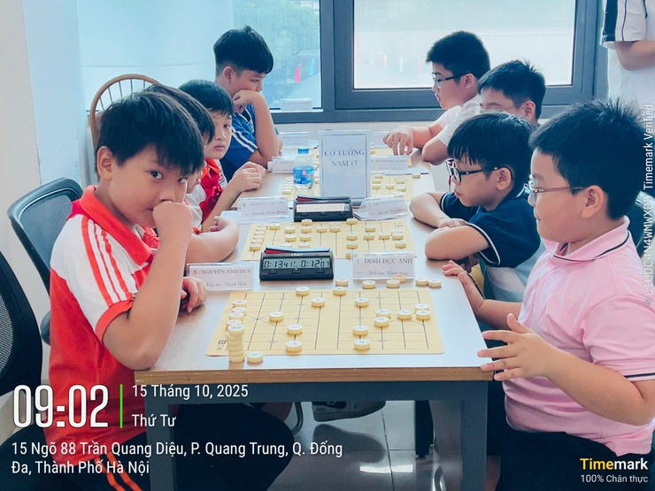 Giải cờ vua, cờ tướng, bóng bàn học sinh năm học 2025 - 2026 chào mừng Đại hội Đại biểu Thành phố Hà Nội lần thứ XVIII- Ảnh 11.