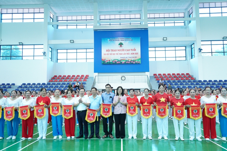 Phường Chương Mỹ tổ chức Hội thao Người cao tuổi năm 2025- Ảnh 1.