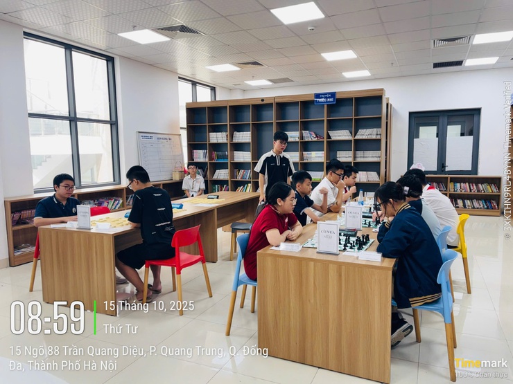 Giải cờ vua, cờ tướng, bóng bàn học sinh năm học 2025 - 2026 chào mừng Đại hội Đại biểu Thành phố Hà Nội lần thứ XVIII- Ảnh 18.