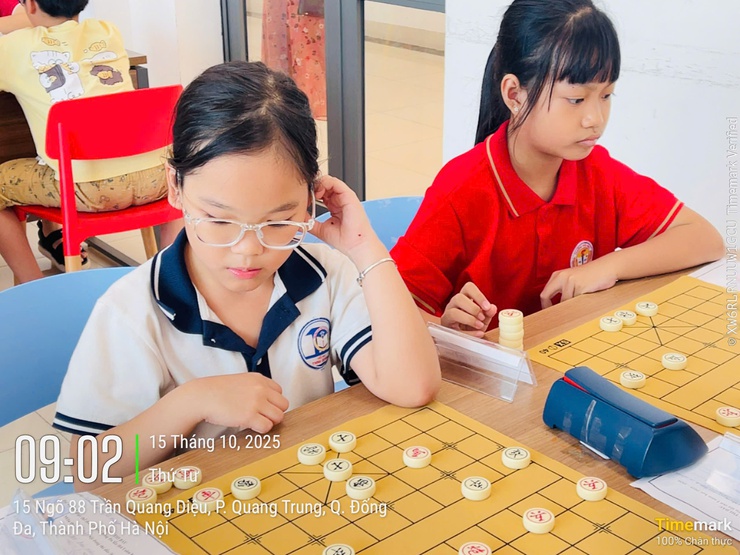 Giải cờ vua, cờ tướng, bóng bàn học sinh năm học 2025 - 2026 chào mừng Đại hội Đại biểu Thành phố Hà Nội lần thứ XVIII- Ảnh 10.
