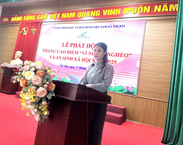 Xã Nội Bài phát động tháng cao điểm “Vì người nghèo” và an sinh xã hội năm 2025- Ảnh 4.