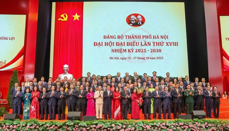 Đại hội đại biểu Đảng bộ Thành phố Hà Nội lần thứ XVIII, nhiệm kỳ 2025 - 2030 thành công tốt đẹp- Ảnh 4.