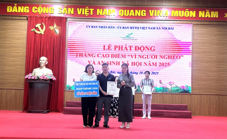 Xã Nội Bài phát động tháng cao điểm “Vì người nghèo” và an sinh xã hội năm 2025- Ảnh 12.