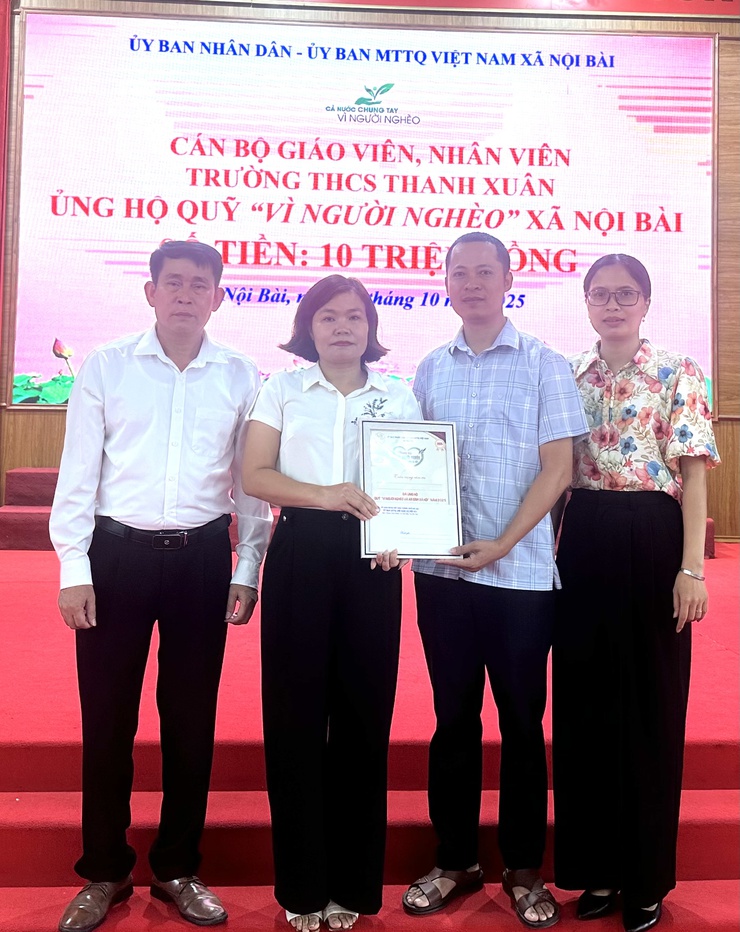 Xã Nội Bài phát động tháng cao điểm “Vì người nghèo” và an sinh xã hội năm 2025- Ảnh 10.